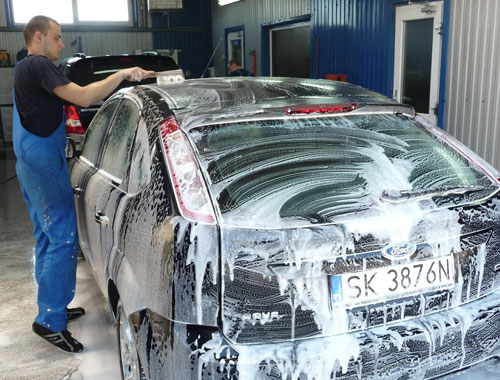 JP mobile car soft foam wash& waxing polish Kitchener at home